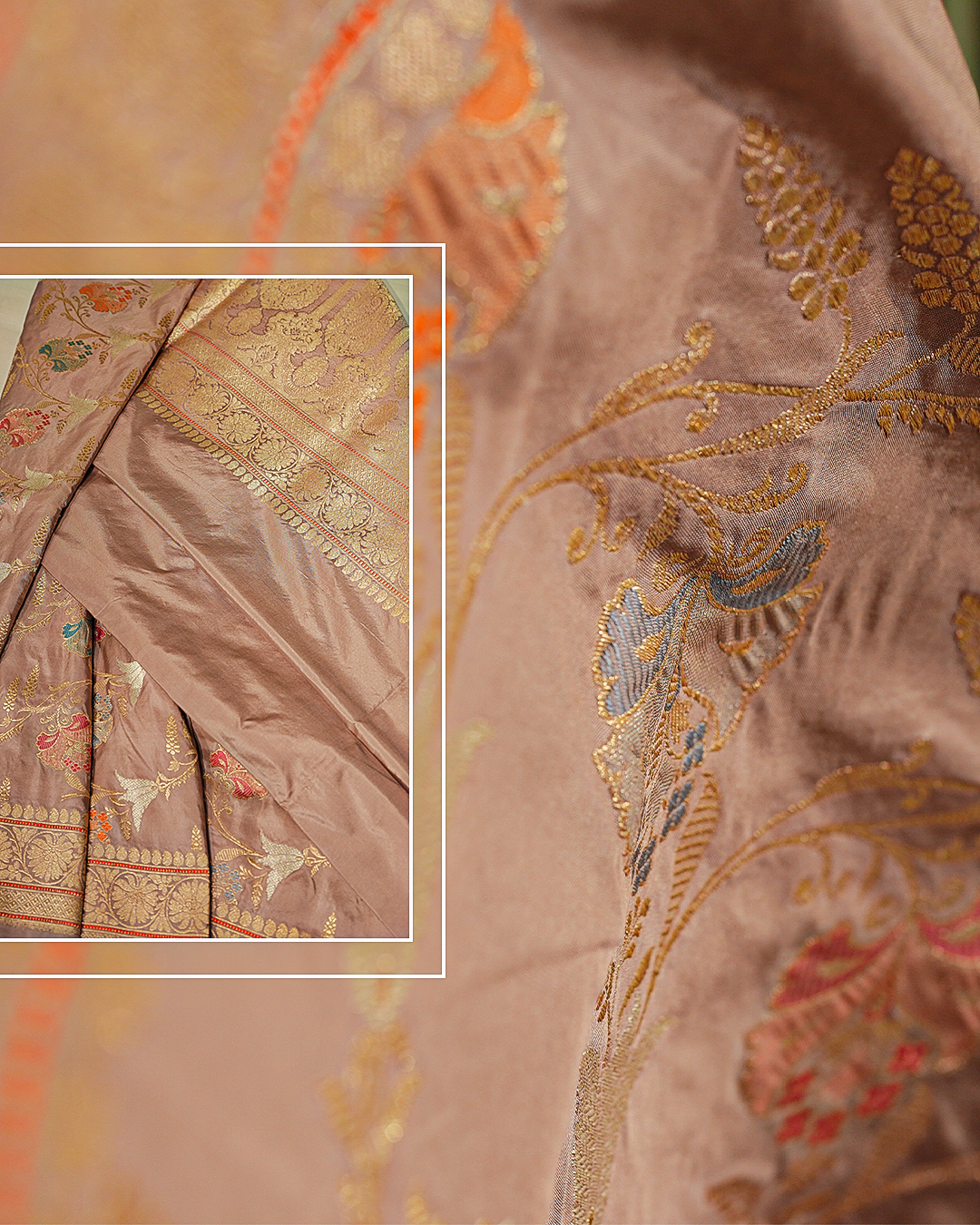 Pastel Premium Pure Kadwa Katan Banarasi Saree